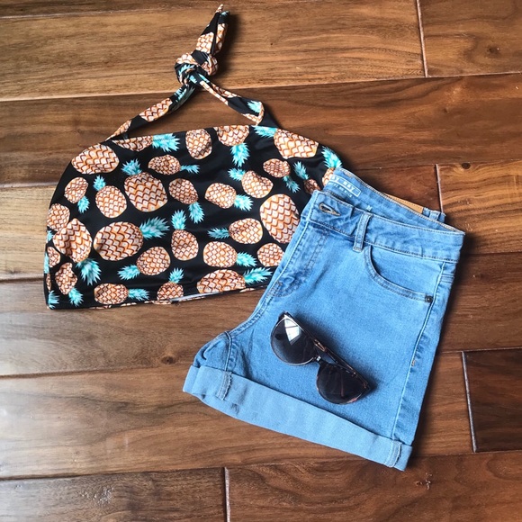 Other - Pineapple Bikini Top